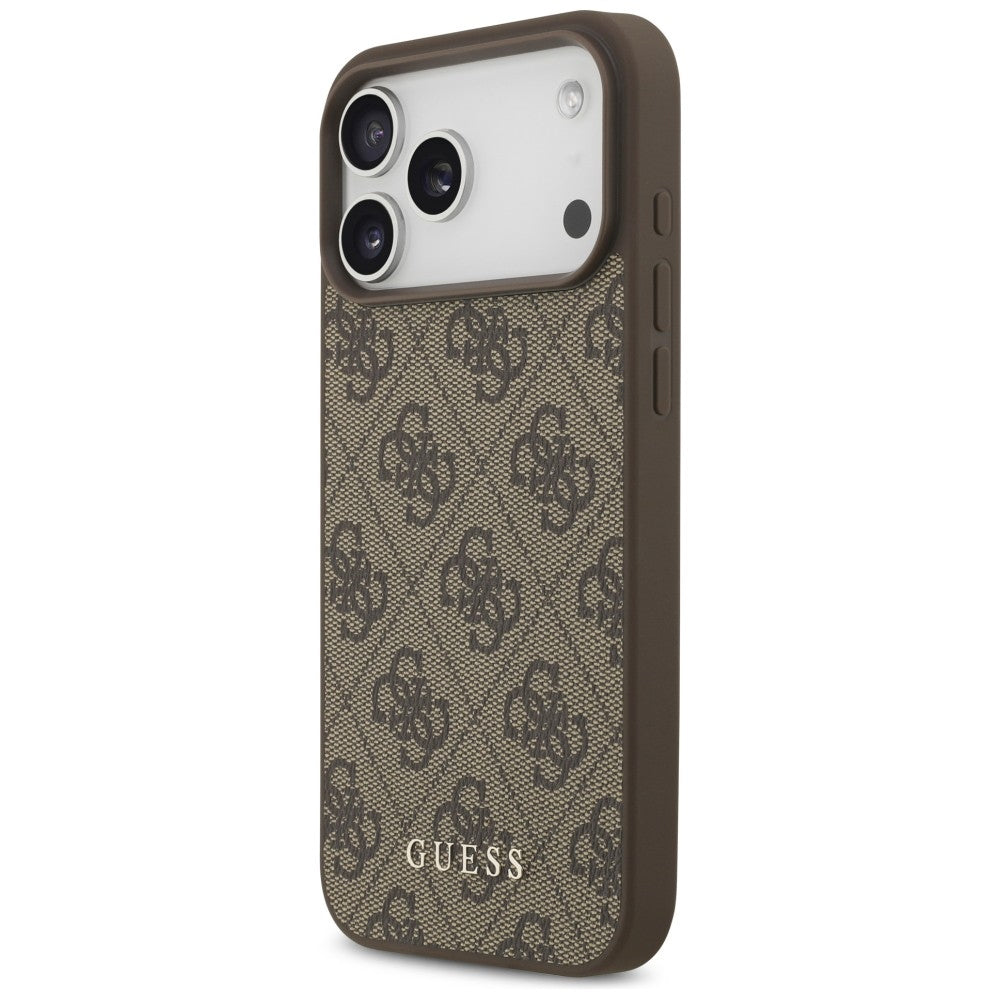 Guess iPhone 17 Pro Max/iPhone 18 Pro Max Kuori 4G Classic Ruskea