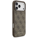 Guess iPhone 17 Pro Max/iPhone 18 Pro Max Kuori 4G Classic Ruskea