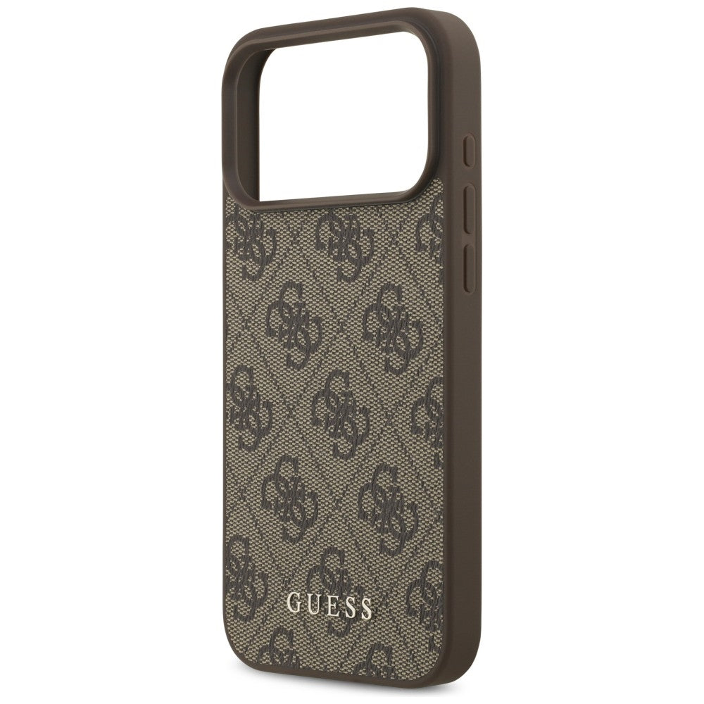 Guess iPhone 17 Pro Max/iPhone 18 Pro Max Kuori 4G Classic Ruskea