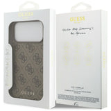 Guess iPhone 17 Pro Max/iPhone 18 Pro Max Kuori 4G Classic Ruskea