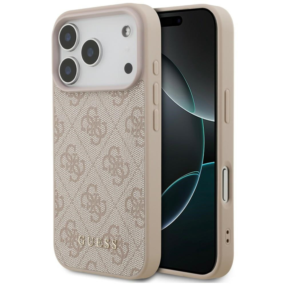 Guess iPhone 17 Pro/iPhone 18 Pro Kuori 4G Classic Vaaleanpunainen