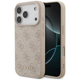 Guess iPhone 17 Pro/iPhone 18 Pro Kuori 4G Classic Vaaleanpunainen