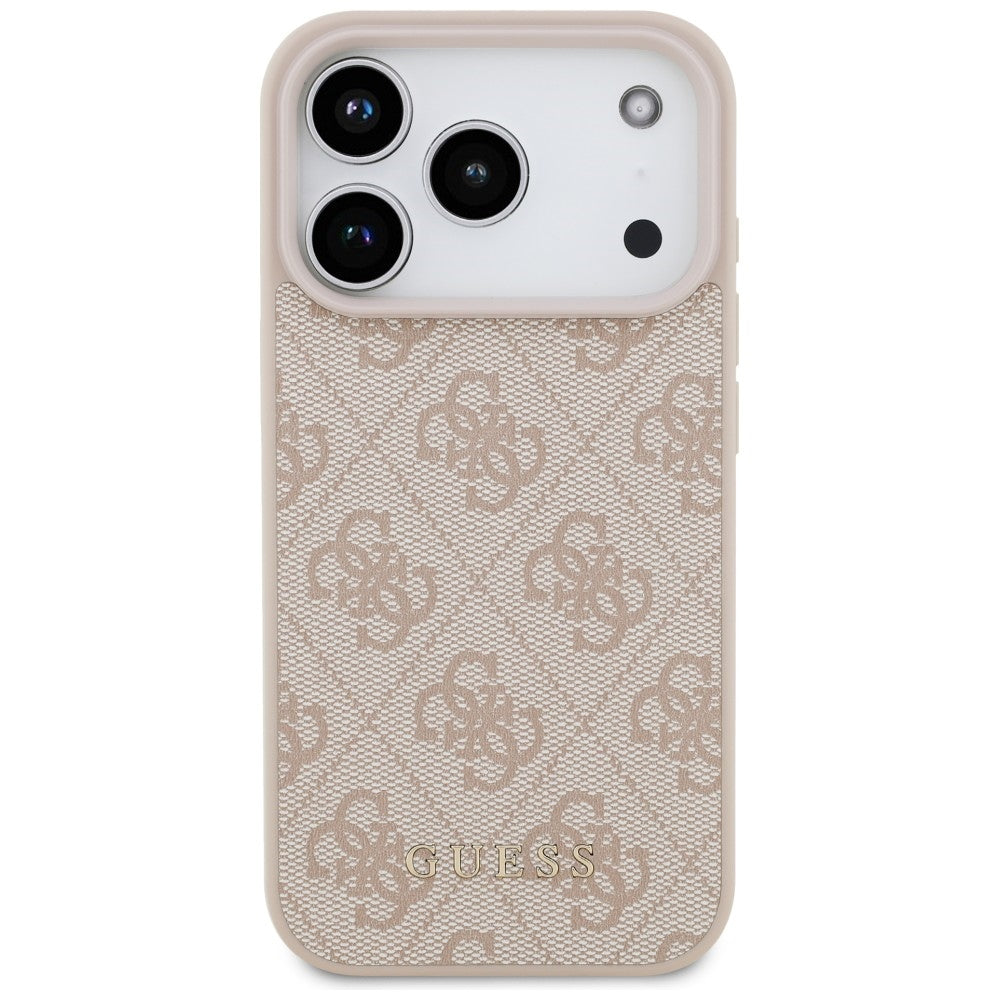 Guess iPhone 17 Pro/iPhone 18 Pro Kuori 4G Classic Vaaleanpunainen
