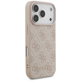 Guess iPhone 17 Pro/iPhone 18 Pro Kuori 4G Classic Vaaleanpunainen