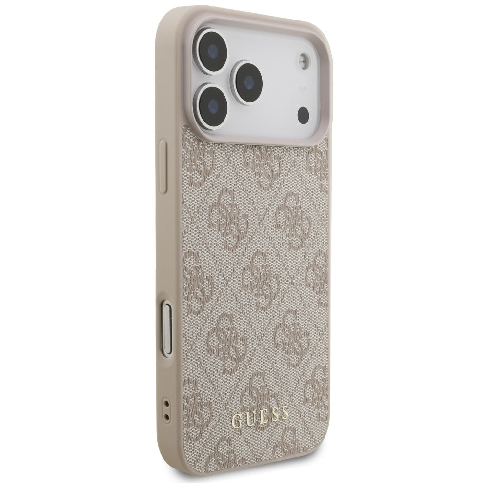 Guess iPhone 17 Pro Max/iPhone 18 Pro Max Kuori 4G Classic Vaaleanpunainen