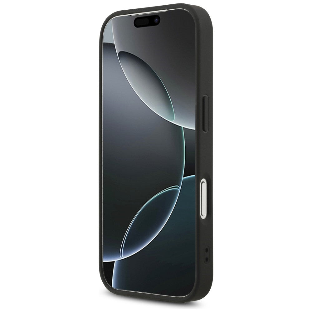 Guess iPhone 17 Pro/iPhone 18 Pro Kuori Fixed Glitter Musta