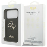 Guess iPhone 17 Pro/iPhone 18 Pro Kuori Fixed Glitter Musta