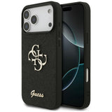 Guess iPhone 17 Pro Max/iPhone 18 Pro Max Kuori Fixed Glitter Musta