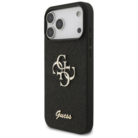 Guess iPhone 17 Pro Max/iPhone 18 Pro Max Kuori Fixed Glitter Musta