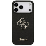 Guess iPhone 17 Pro Max/iPhone 18 Pro Max Kuori Fixed Glitter Musta