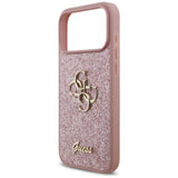Guess iPhone 17 Pro Max/iPhone 18 Pro Max Kuori Fixed Glitter Vaaleanpunainen
