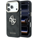 Guess iPhone 17 Pro Max/iPhone 18 Pro Max Kuori 4G Strass Logo Musta