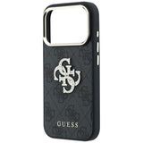 Guess iPhone 17 Pro Max/iPhone 18 Pro Max Kuori 4G Strass Logo Musta
