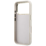 Guess iPhone 17 Pro Max/iPhone 18 Pro Max Kuori 4G Resin Logo Vaaleanpunainen