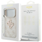 Guess iPhone 17 Pro Max/iPhone 18 Pro Max Kuori 4G Resin Logo Vaaleanpunainen