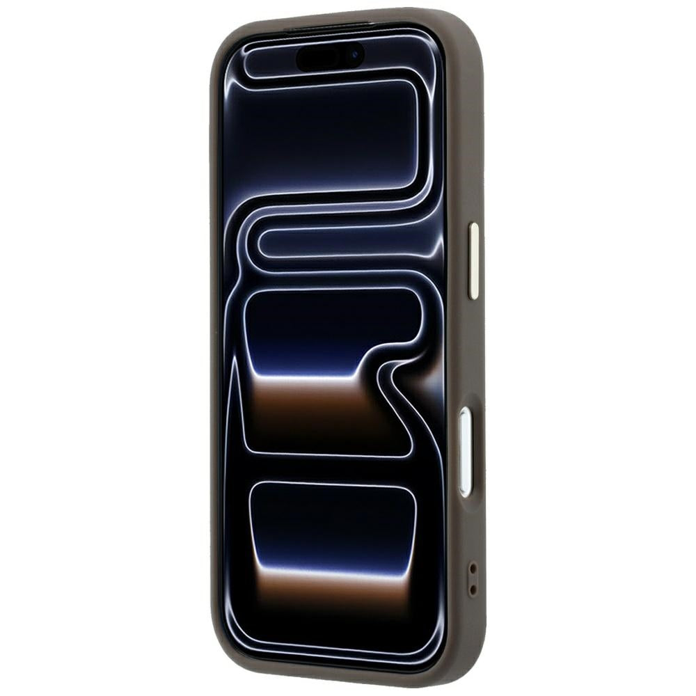 Guess iPhone 17 Pro Max/iPhone 18 Pro Max Kuori 4G Resin Logo Ruskea