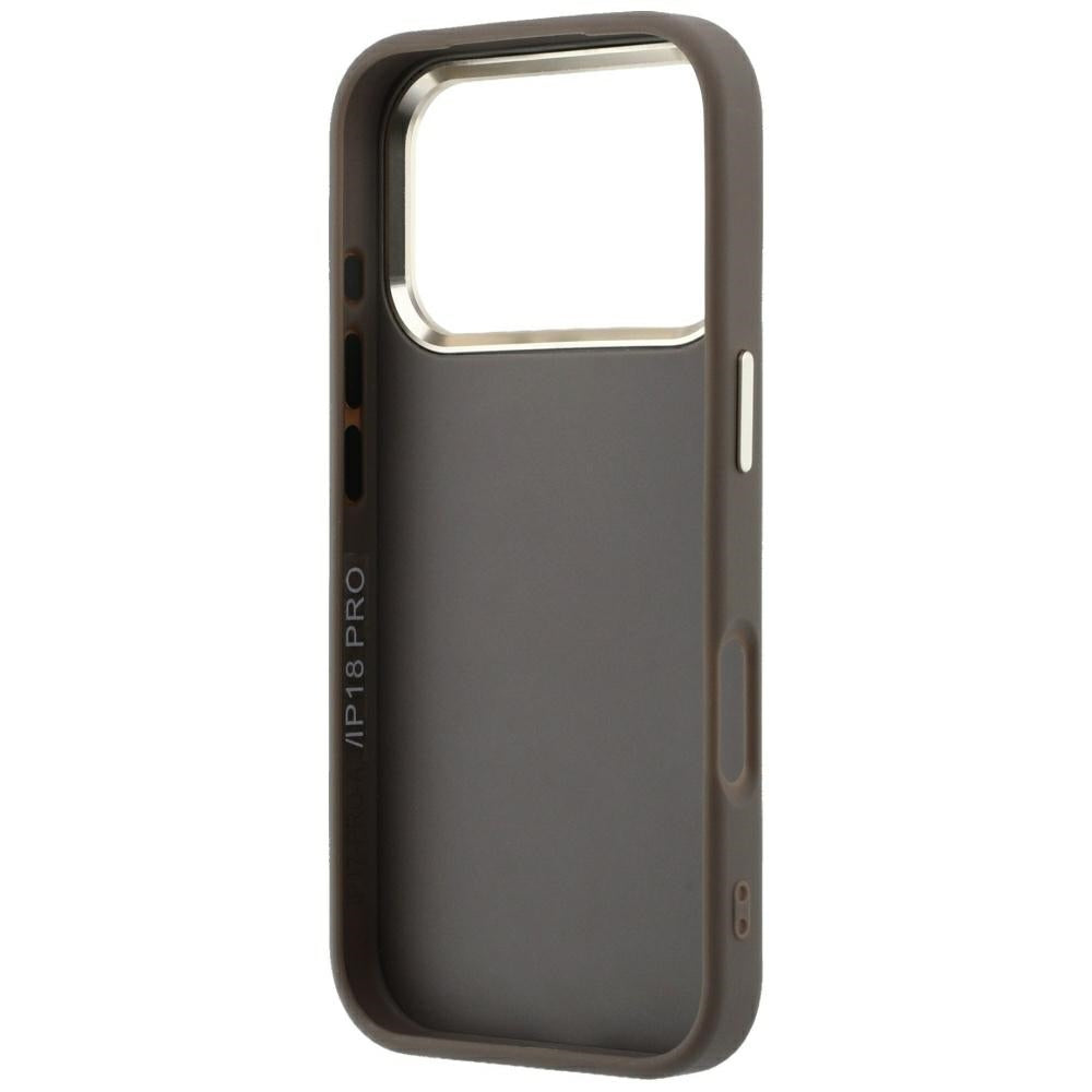 Guess iPhone 17 Pro Max/iPhone 18 Pro Max Kuori 4G Resin Logo Ruskea