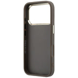 Guess iPhone 17 Pro Max/iPhone 18 Pro Max Kuori 4G Resin Logo Ruskea