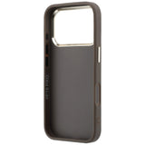 Guess iPhone 17 Pro/iPhone 18 Pro Kuori 4G Resin Logo Ruskea