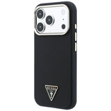 Guess iPhone 17 Pro/iPhone 18 Pro Kuori Kevlar-kolmio-logo Musta