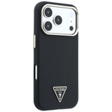 Guess iPhone 17 Pro/iPhone 18 Pro Kuori Kevlar-kolmio-logo Musta