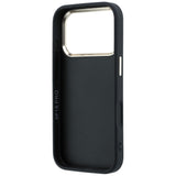 Guess iPhone 17 Pro Max/iPhone 18 Pro Max Kuori 4G Resin Logo Musta