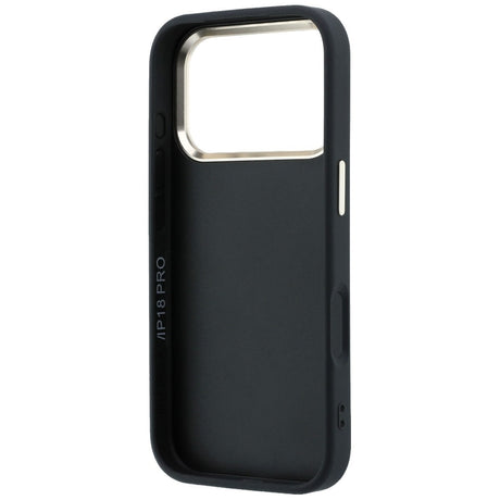 Guess iPhone 17 Pro/iPhone 18 Pro Kuori 4G Resin Logo Musta