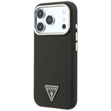 Guess iPhone 17 Pro/iPhone 18 Pro Kuori Kevlar Triangle Logo Ruskea