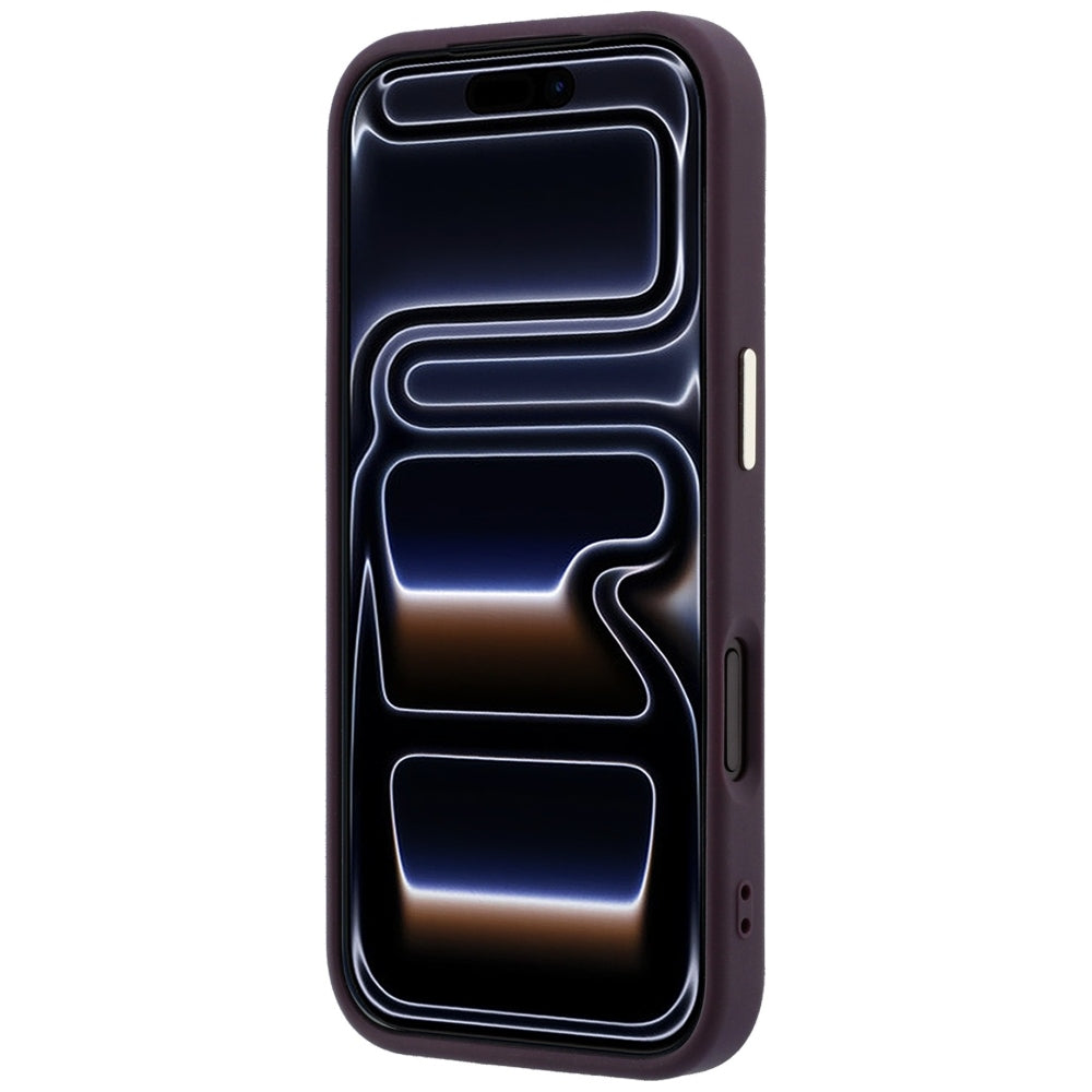 Guess iPhone 17 Pro/iPhone 18 Pro Kuori Saffiano 4G Classic Logo Burgundy