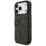 Guess iPhone 17 Pro/iPhone 18 Pro Kotelo Book 4G Metal Logo Musta