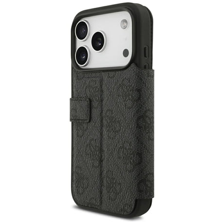 Guess iPhone 17 Pro/iPhone 18 Pro Kotelo Book 4G Metal Logo Musta