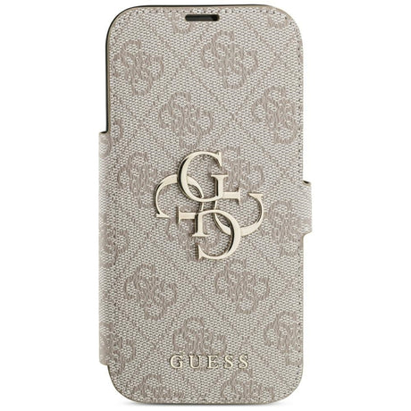 Guess iPhone 17 Pro/iPhone 18 Pro Kotelo Book 4G Metal Logo Vaaleanpunainen