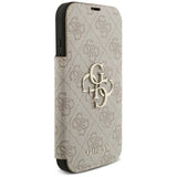 Guess iPhone 17 Pro/iPhone 18 Pro Kotelo Book 4G Metal Logo Vaaleanpunainen