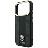 Guess iPhone 17 Pro/iPhone 18 Pro Kuori 4G Stripe Classic Logos Musta