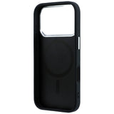 Guess iPhone 17 Pro Max/iPhone 18 Pro Max Kuori Grained Triangle Logo Musta