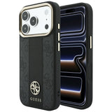 Guess iPhone 17 Pro Max/iPhone 18 Pro Max Kuori 4G Stripe Classic Logos Musta