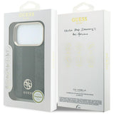 Guess iPhone 17 Pro Max/iPhone 18 Pro Max Kuori 4G Stripe Classic Logos Musta