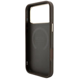 Guess iPhone 17 Pro Max/iPhone 18 Pro Max Kuori 4G Stripe Classic Logos Ruskea