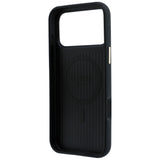Guess iPhone 17 Pro/iPhone 18 Pro Kuori Perforated 4G Gold Logo Musta