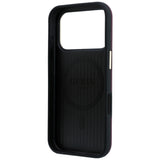 Guess iPhone 17 Pro/iPhone 18 Pro Kuori Rei'itetty 4G Kultainen logo Viininpunainen
