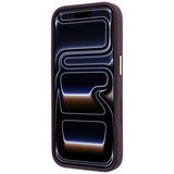 Guess iPhone 17 Pro Max/iPhone 18 Pro Max Kuori Stripe Peony 4G Logo Burgundy