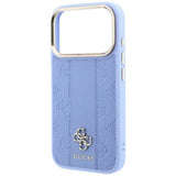 Guess iPhone 17 Pro/iPhone 18 Pro Kuori Stripe Peony 4G Logo Sininen