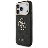 Guess iPhone 17 Pro/iPhone 18 Pro Kuori 4G Classic Logo Musta