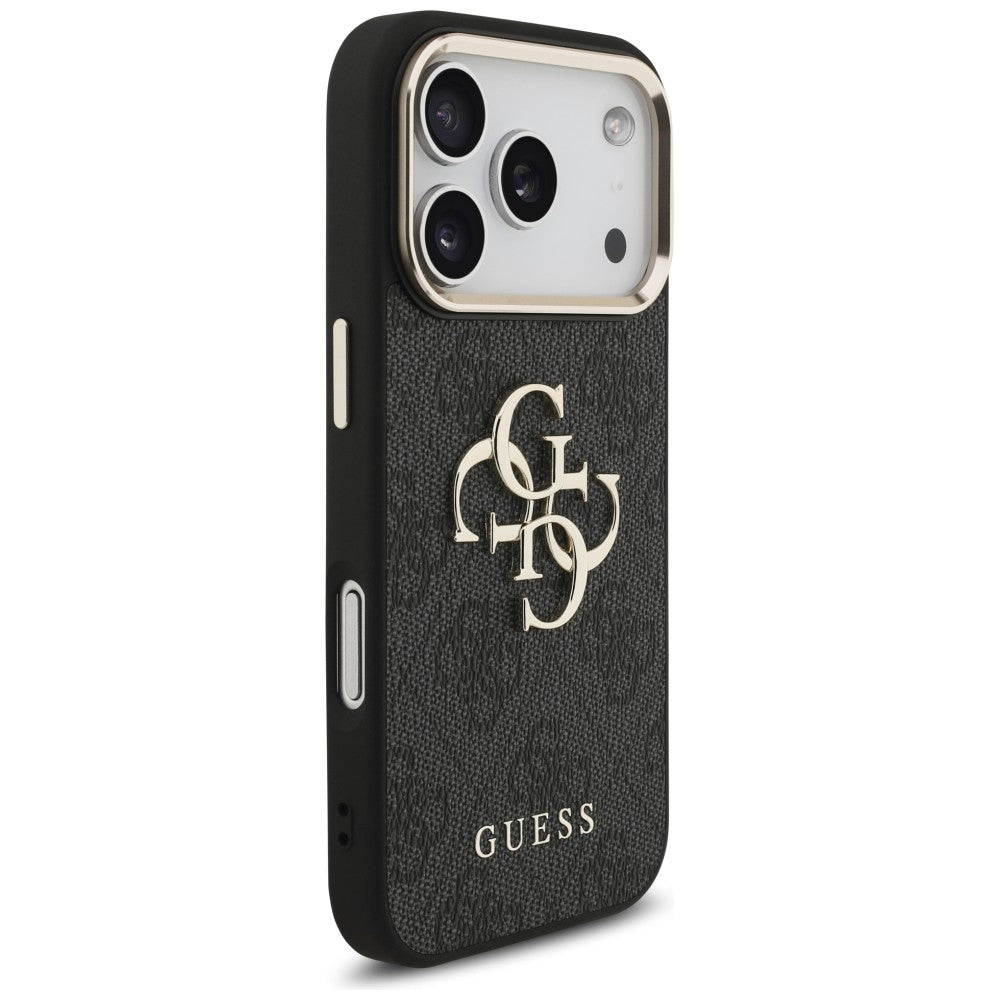Guess iPhone 17 Pro/iPhone 18 Pro Kuori 4G Classic Logo Musta