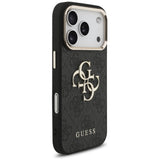 Guess iPhone 17 Pro/iPhone 18 Pro Kuori 4G Classic Logo Musta
