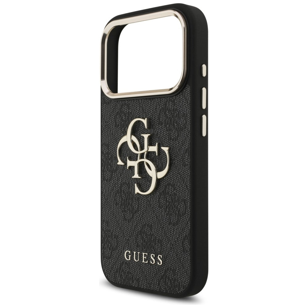 Guess iPhone 17 Pro/iPhone 18 Pro Kuori 4G Classic Logo Musta