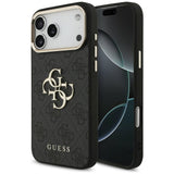 Guess iPhone 17 Pro Max/iPhone 18 Pro Max Kuori 4G Classic Logo Musta