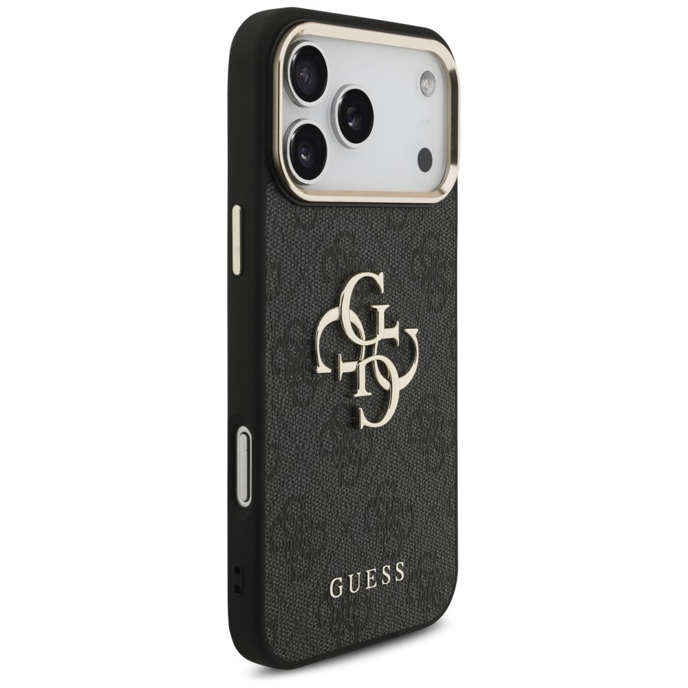 Guess iPhone 17 Pro Max/iPhone 18 Pro Max Kuori 4G Classic Logo Musta