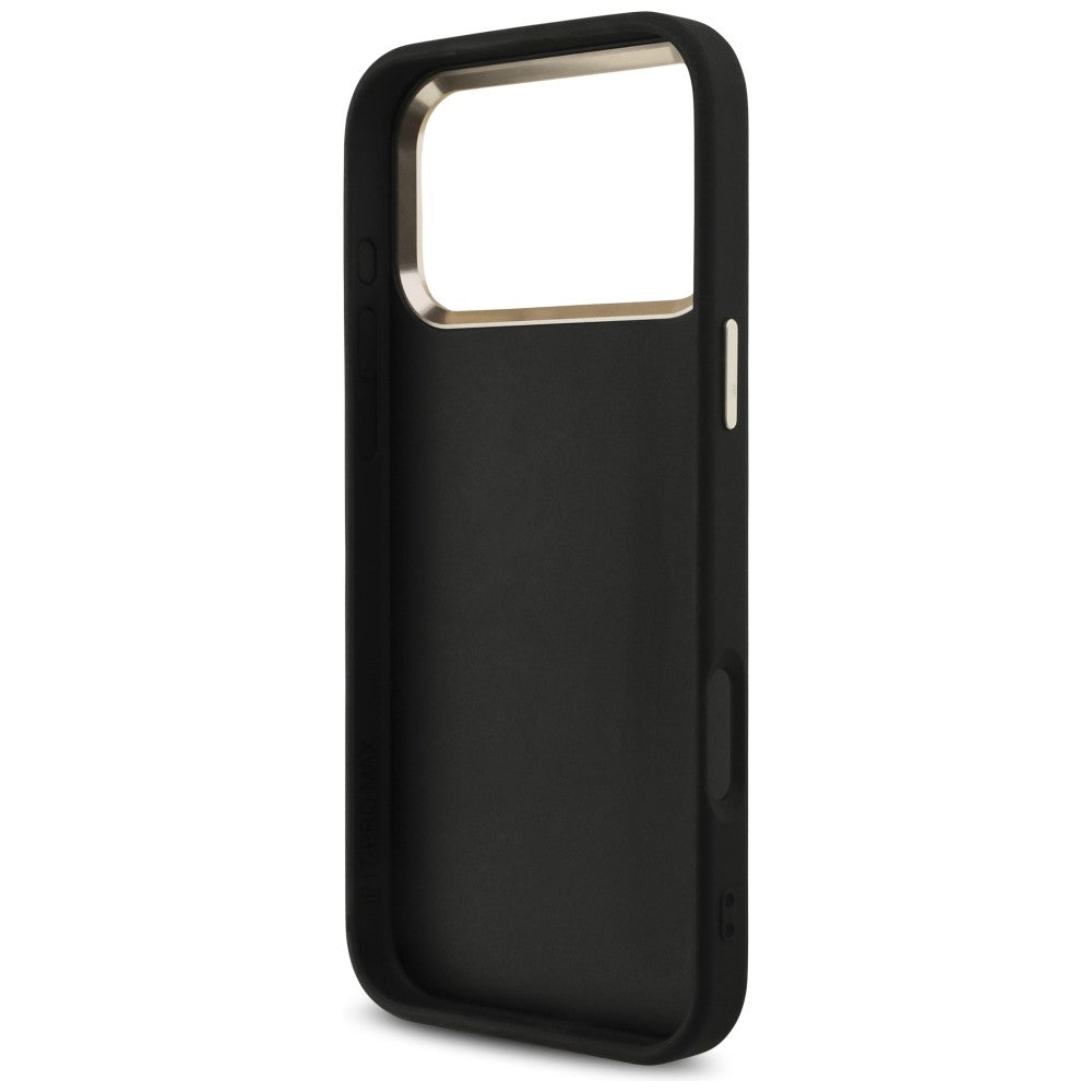 Guess iPhone 17 Pro Max/iPhone 18 Pro Max Kuori 4G Classic Logo Musta