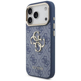 Guess iPhone 17 Pro/iPhone 18 Pro Kuori 4G Classic Logo Sininen